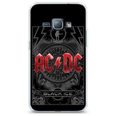Силиконовый чехол "Альбом Black Ice" на Samsung Galaxy J1 2016 / Самсунг Галакси Джей 1 2016 Case Place