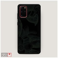 Чехол силиконовый Матовый Samsung Galaxy S20 Plus Цветы тату Case Place