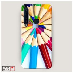 Чехол Пластиковый Samsung Galaxy A9 2018 Цветные карандаши Case Place