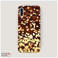 Чехол Пластиковый Samsung Galaxy A50 Новогодняя гирлянда Case Place