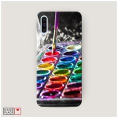 Чехол Пластиковый Samsung Galaxy A50 Палитра красок Case Place