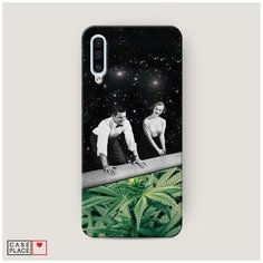Чехол Пластиковый Samsung Galaxy A50 Ковер самокрут Case Place