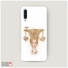 Чехол Пластиковый Samsung Galaxy A50 Весы прическа Case Place
