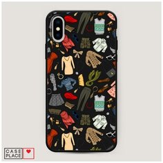 Чехол силиконовый Матовый iPhone XS Max (10S Max) Модный гардероб Case Place
