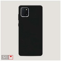 Чехол силиконовый Матовый Samsung Galaxy Note 10 Lite Цветы тату Case Place