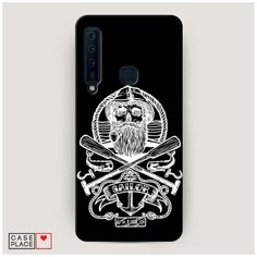 Чехол Пластиковый Samsung Galaxy A9 2018 Тату моряк Case Place