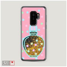 Чехол Жидкий с блестками Samsung Galaxy S9 Plus Сладкие духи Case Place
