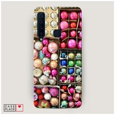Чехол Пластиковый Samsung Galaxy A9 2018 Елочные игрушки Case Place