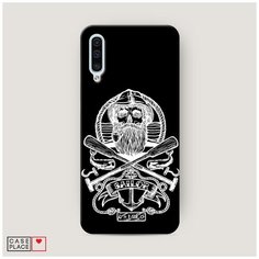 Чехол Пластиковый Samsung Galaxy A50 Тату моряк Case Place