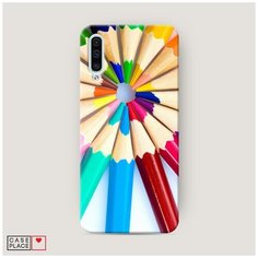 Чехол Пластиковый Samsung Galaxy A50 Цветные карандаши Case Place