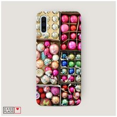 Чехол Пластиковый Samsung Galaxy A50 Елочные игрушки Case Place