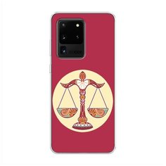 Силиконовый чехол "Весы" на Samsung Galaxy S20 Ultra / Самсунг Галакси S20 Ультра Case Place