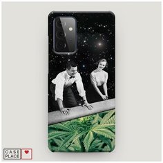 Чехол Пластиковый Samsung Galaxy A72 Ковер самокрут Case Place