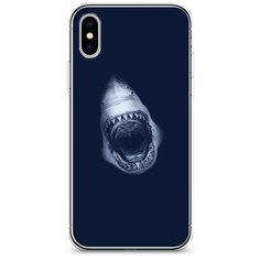 Силиконовый чехол "Пасть акулы" на Apple iPhone XS Max (10S Max) / Айфон Иск Эс Макс Case Place
