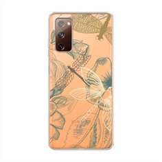 Силиконовый чехол "Тени стрекоз" на Samsung Galaxy S20 FE / Самсунг Галакси S20 FE Case Place