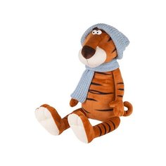 Мягкая Игрушка Maxitoys Luxury, Тигр Гоша в Вязаном Шарфе и Шапке, 25 см MT-MRT022103-25