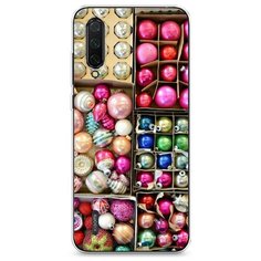 Силиконовый чехол "Елочные игрушки" на Xiaomi Mi A3 Lite / Сяоми Ми А3 Лайт Case Place