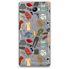 Силиконовый чехол "Модный гардероб" на Xiaomi Redmi 4 / Сяоми Редми 4 Case Place