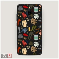 Чехол силиконовый Матовый Xiaomi Redmi 8 Модный гардероб Case Place