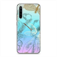 Силиконовый чехол "Тени стрекоз" на Xiaomi Redmi Note 8 / Сяоми Редми Нот 8 Case Place