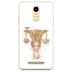 Силиконовый чехол "Весы прическа" на Xiaomi Redmi Note 3/Note 3 Pro / Сяоми Редми Нот 3/Нот 3 Про Case Place