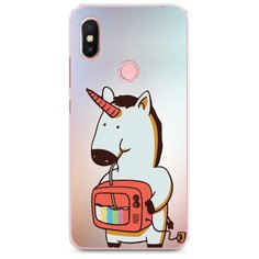 Силиконовый чехол "Единорог и телевизор" на Xiaomi Redmi S2 (Redmi Y2) / Сяоми Редми С2 (Редми Y2) Case Place