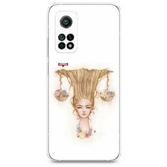 Силиконовый чехол "Весы прическа" на Xiaomi Mi 10T Pro / Сяоми Ми 10Т Про Case Place
