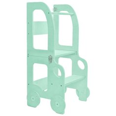 Стол-Башня маленького помощника монтессори трансформер, мятная Посиделкин