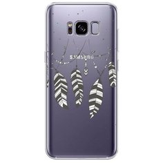 Силиконовый чехол "Гирлянда из перьев 3" на Samsung Galaxy S8 + / Самсунг Галакси С8 Плюс Case Place