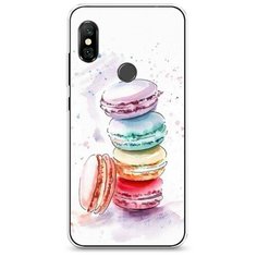 Силиконовый чехол "Пирамидка макарони 2" на Xiaomi Redmi Note 6 Pro / Сяоми Редми Нот 6 Про Case Place