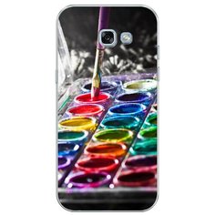 Силиконовый чехол "Палитра красок" на Samsung Galaxy A3 2017 / Самсунг Галакси А3 2017 Case Place