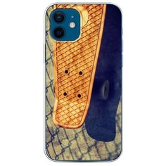 Силиконовый чехол "Хобби скейт 5" на Apple iPhone 12 / Айфон 12 Case Place