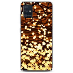 Силиконовый чехол "Новогодняя гирлянда" на Samsung Galaxy A51 / Самсунг Гэлакси А51 Case Place