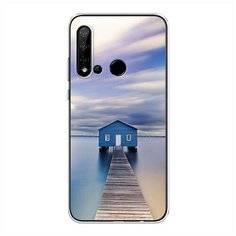 Силиконовый чехол "Домик на воде" на Huawei Nova 5i / Хуавей Нова 5i Case Place