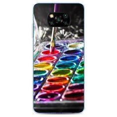 Силиконовый чехол "Палитра красок" на Xiaomi Poco X3 NFC / Сяоми Поко X3 NFC Case Place