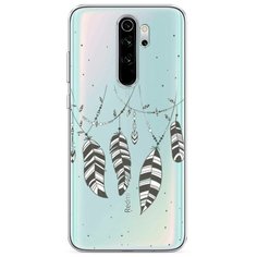 Силиконовый чехол "Гирлянда из перьев 3" на Xiaomi Redmi Note 8 Pro / Сяоми Редми Нот 8 Про Case Place