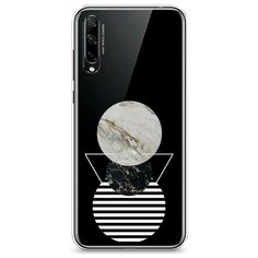 Силиконовый чехол "Пирамида из кругов" на Honor 30i / Хонор 30i Case Place