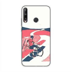 Силиконовый чехол "Хобби велосипед 4" на Huawei Y7p / Хуавей Y7p Case Place