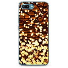 Силиконовый чехол "Новогодняя гирлянда" на Honor 10 / Хонор 10 Case Place