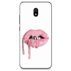 Силиконовый чехол "Потекший блеск на губах" на Xiaomi Redmi 8A / Сяоми Редми 8А Case Place