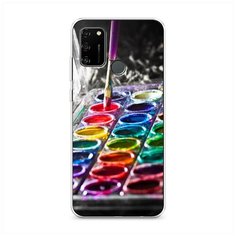 Силиконовый чехол "Палитра красок" на Honor 9A / Хонор 9А Case Place