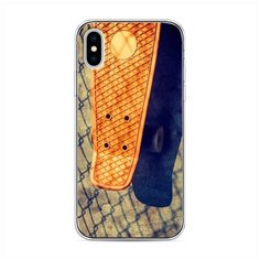 Силиконовый чехол "Хобби скейт 5" на Apple iPhone XS (10S) / Айфон Икс Эс Case Place