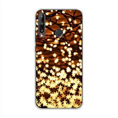 Силиконовый чехол "Новогодняя гирлянда" на Huawei P40 lite E / Хуавей П40 лайт Е Case Place