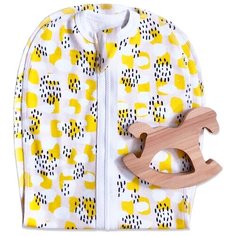 Пеленка-кокон Mjolk Mustard Spots, 6-9 кг, 12376