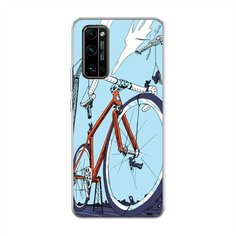 Силиконовый чехол "Хобби велосипед 10" на Honor 30 Pro Plus / Хонор 30 Про Плюс Case Place