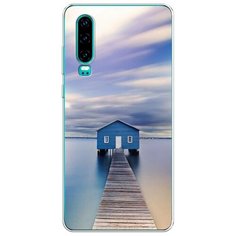 Силиконовый чехол "Домик на воде" на Huawei P30 / Хуавей П30 Case Place