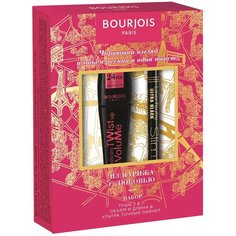 Bourjois Набор для макияжа глаз: тушь для ресниц объемная 2 в 1 Twist Up The Volume 24hr + подводка для глаз Liner Feutre Slim