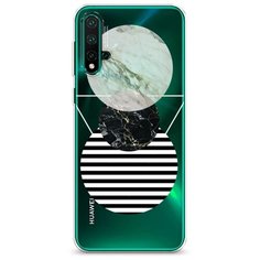 Силиконовый чехол "Пирамида из кругов" на Huawei Nova 5 Pro / Хуавей Нова 5 Про Case Place