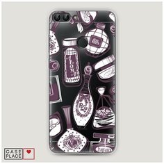 Чехол Силиконовый Huawei P Smart Счастье в духах Case Place