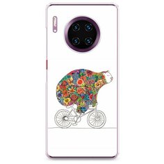 Силиконовый чехол "Хобби велосипед 8" на Huawei Mate 30 Pro / Хуавей Мате 30 Про Case Place